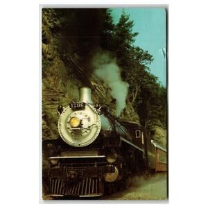 Alleghany Central Scenic Railroad Locomotive 1286 Intervale VA Postcard